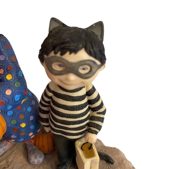 Lang "Halloween Friends" 2nd Ed 1998 Resin Figurines Trick or Treat Costume READ - Picture 8 of 10